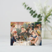 Renoir French Luncheon Boating Party Briefkaart (Staand voorkant)