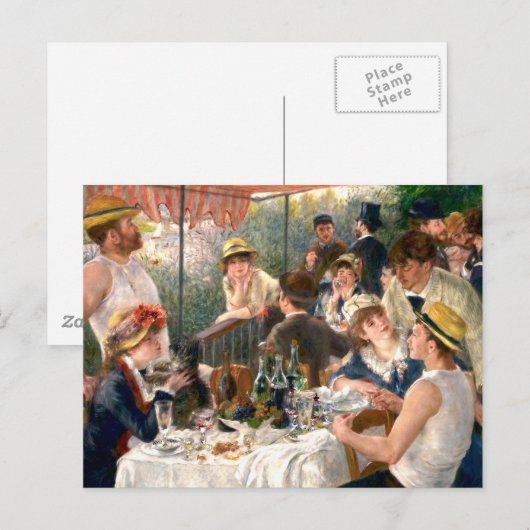 Renoir French Luncheon Boating Party Briefkaart (Voorkant / Achterkant)