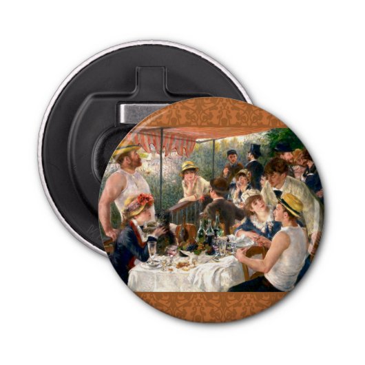 Renoir French Luncheon Boating Party Button Flesopener (Voorkant)