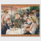 Renoir French Luncheon Boating Party Cadeaupapier (Vlak)