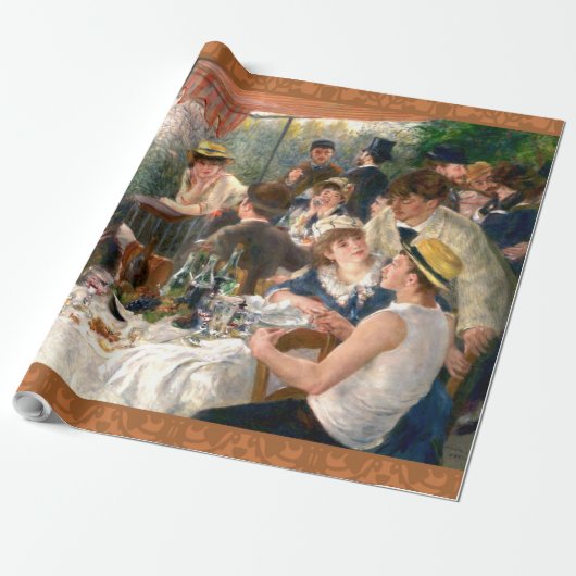 Renoir French Luncheon Boating Party Cadeaupapier (Uitgerold)