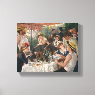 Renoir French Luncheon Boating Party Canvas Afdruk