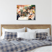 Renoir French Luncheon Boating Party Canvas Afdruk (Insitu (Slaapkamer))