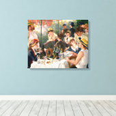 Renoir French Luncheon Boating Party Canvas Afdruk (Insitu (Houten vloer))