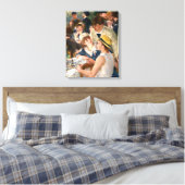 Renoir French Luncheon Boating Party Canvas Afdruk (Insitu (Slaapkamer))