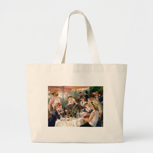 Renoir French Luncheon Boating Party Grote Tote Bag (Voorkant)