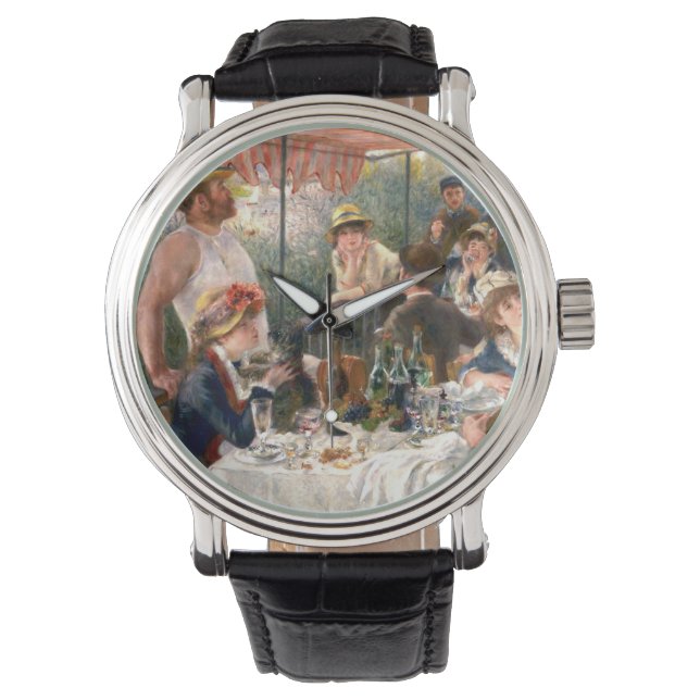 Renoir French Luncheon Boating Party Horloge (Voorkant)
