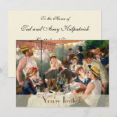 Renoir French Luncheon Boating Party Kaart (Voorkant / Achterkant)