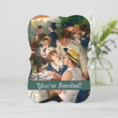 Renoir French Luncheon Boating Party Kaart (Staand voorkant)