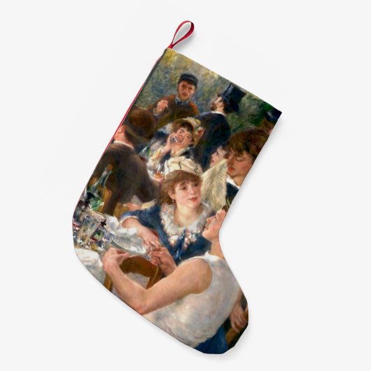 Renoir French Luncheon Boating Party Kleine Kerstsok (Voorkant (Hangend))