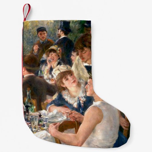 Renoir French Luncheon Boating Party Kleine Kerstsok (Voorkant)