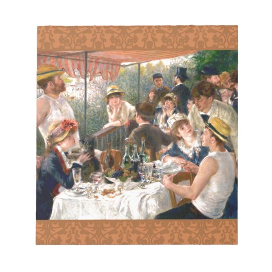 Renoir French Luncheon Boating Party Notitieblok (Voorkant)