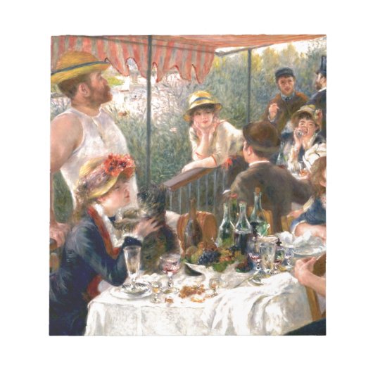 Renoir French Luncheon Boating Party Notitieblok (Voorkant)