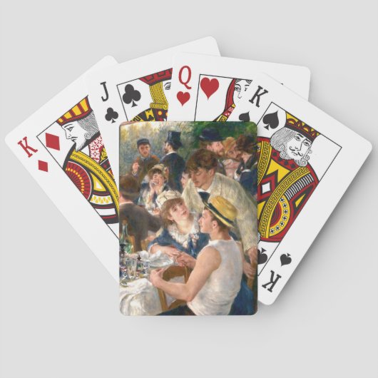 Renoir French Luncheon Boating Party Pokerkaarten (Achterkant)