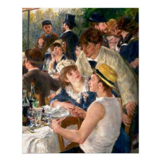 Renoir French Luncheon Boating Party Poster (Voorkant)
