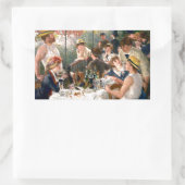 Renoir French Luncheon Boating Party Rechthoekige Sticker (Tas)