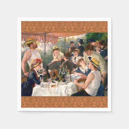 Renoir French Luncheon Boating Party Servet (Voorkant)