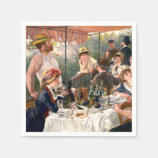 Renoir French Luncheon Boating Party Servetten (Voorkant)