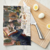 Renoir French Luncheon Boating Party Theedoek (Quarter Fold)