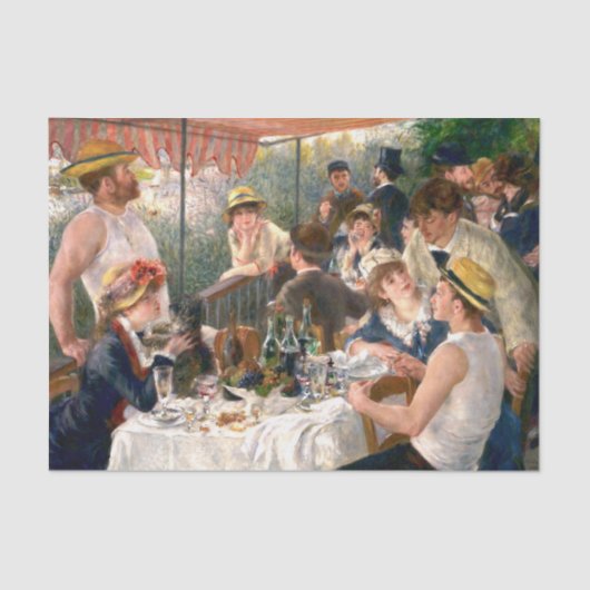 Renoir French Luncheon Boating Party Tissuepapier (Voorkant)