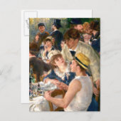 Renoir French Luncheon Boating Party Uitnodiging Briefkaart (Voorkant / Achterkant)