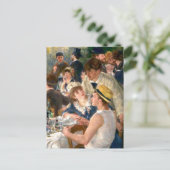 Renoir French Luncheon Boating Party Uitnodiging Briefkaart (Staand voorkant)