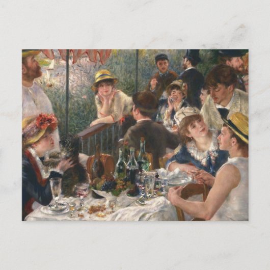 Renoir French Luncheon Boating Party Uitnodiging Briefkaart (Voorkant)