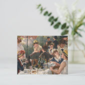 Renoir French Luncheon Boating Party Uitnodiging Briefkaart (Staand voorkant)