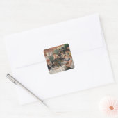 Renoir French Luncheon Boating Party Vierkante Sticker (Envelop)