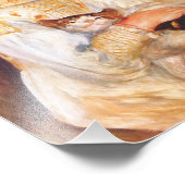 Renoir Girl met cat print Foto Afdruk (Hoek)