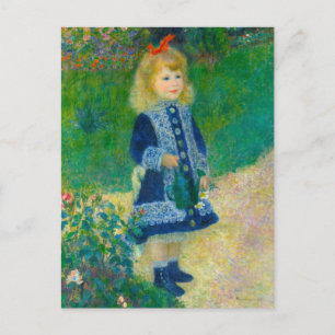 Renoir Girl met een waterbad Briefkaart
