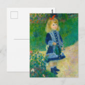 Renoir Girl met een waterbad Briefkaart (Voorkant / Achterkant)