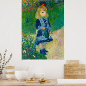 Renoir Girl met een waterbad Poster (Keuken)