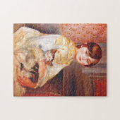 Renoir Girl met kat Puzzle Legpuzzel (Horizontaal)