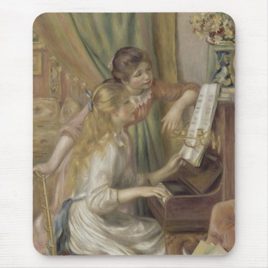 Renoir - Girls at the Piano Fine Art Muismat (Voorkant)