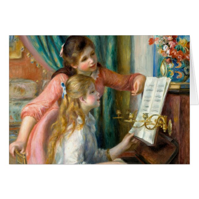 Renoir Girls bij de pianoimpressionist (Voorkant Horizontaal)