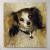 Renoir Head of A Dog Circa 1870 Poster (Voorkant)