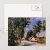 Renoir - Het dorp Essoyes binnenkomen Briefkaart (Voorkant / Achterkant)