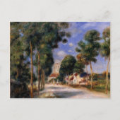 Renoir - Het dorp Essoyes binnenkomen Briefkaart (Voorkant)