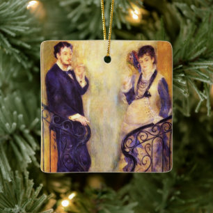 Renoir Het Verwachtende Stel Keramisch Ornament