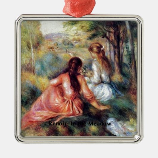 Renoir: In de Meadow Metalen Ornament (Voorkant)