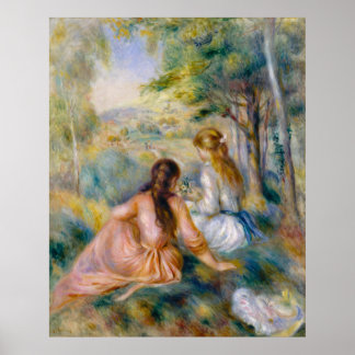 Renoir in de Meadow Poster