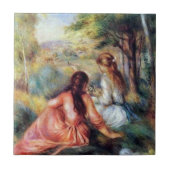 Renoir: In de Meadow Tegeltje (Voorkant)