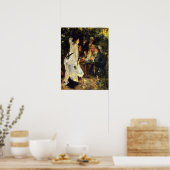 Renoir - in de tuin 1876 poster (Keuken)