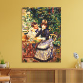 Renoir - in de tuin canvas afdruk (Insitu (Woonkamer))