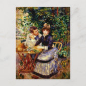 Renoir - In de tuin, mooi schilderij Briefkaart (Voorkant)