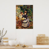 Renoir - in de tuin poster (Keuken)