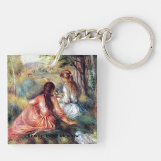 Renoir - In de wei Sleutelhanger (Achterkant)
