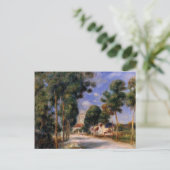 Renoir - Invoering van het dorp Essoyes Briefkaart (Staand voorkant)