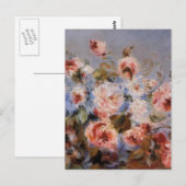 Renoir is een Bouquet van Rozen Briefkaart (Voorkant / Achterkant)